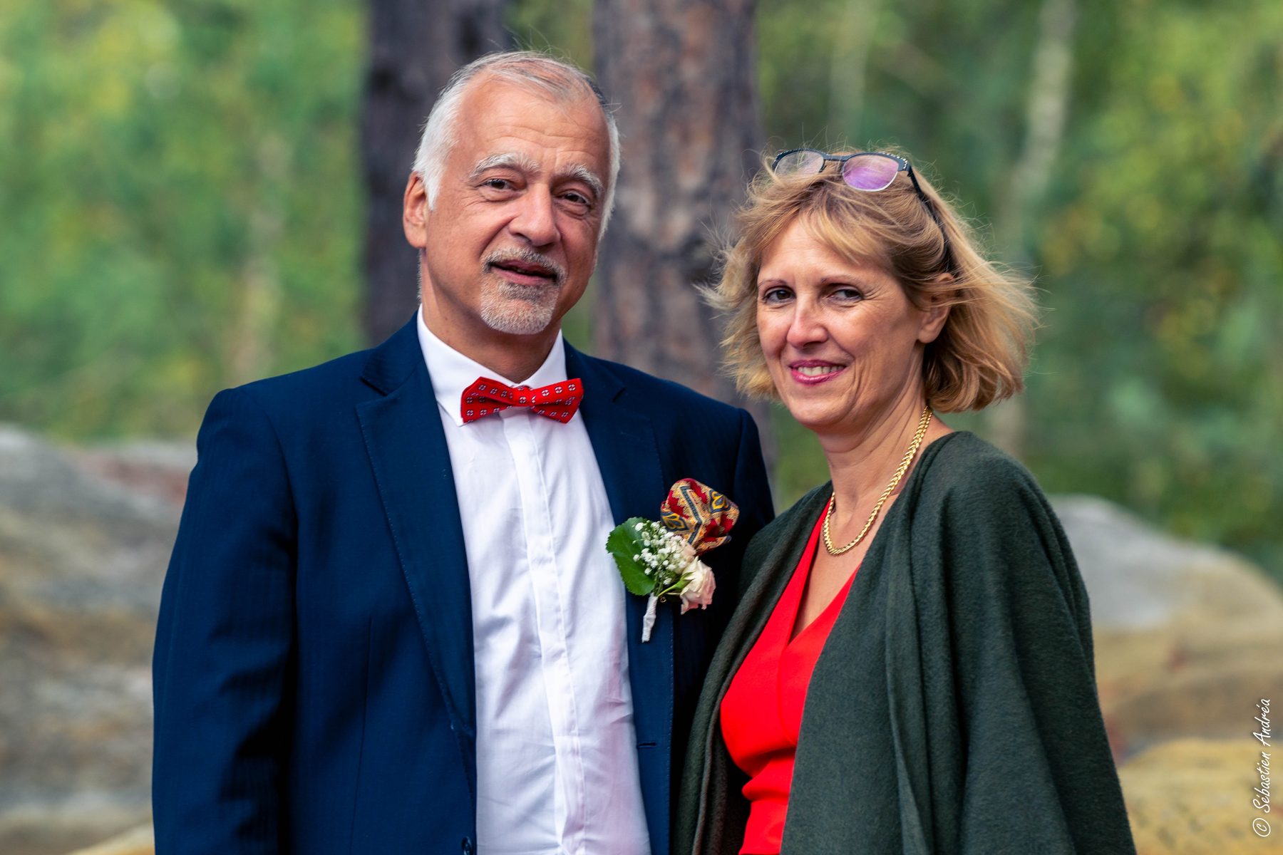 Portrait couple invités
